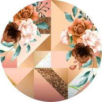 Painel Redondo Veste Fácil 1,50m Flores