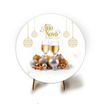 Painel Redondo Veste Facil C Elastico 50cm Ano Novo