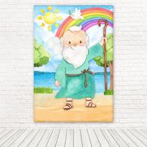 Painel Retangular 3D Sublimado Arca Noé 1,5X2,2 Frt-3838