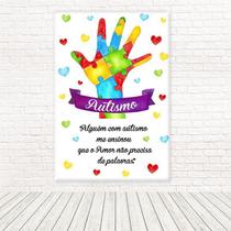 Painel Retangular 3D Sublimado Autismo 1,5X2,2 Frt-4967