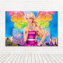 Painel Retangular 3D Sublimado Barbie 2,0X1,5 Frt-4036