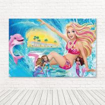 Painel Retangular 3D Sublimado Barbie 2,0X1,5 Frt-4039