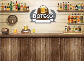 Painel Retangular 3D Sublimado Boteco 2,0X1,5 Frt-383