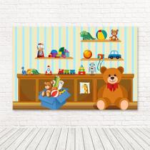 Painel Retangular 3D Sublimado Brinquedos 2,0X1,5 Frt-4070