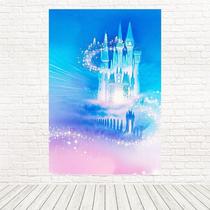 Painel Retangular 3D Sublimado Castelo 1,5X2,2 Frt-1894