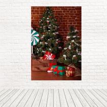 Painel Retangular 3D Sublimado Natal 1,5X2,2 Frt-5151