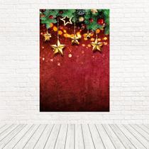 Painel Retangular 3D Sublimado Natal 1,5X2,2 Frt-5155