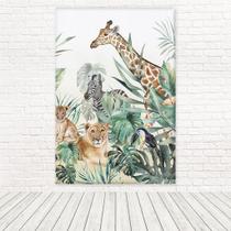 Painel Retangular 3D Sublimado Safari 1,5X2,2 Frt-4966