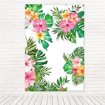 Painel Retangular 3D Sublimado Tropical 1,5X2,2 Frt-2154