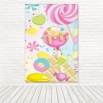 Painel Retangular Confeitaria Doces 1,5X2,2 Frt-4986