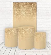 Painel Retangular E Capas 3D Sublimado Glitter Fkpc-974