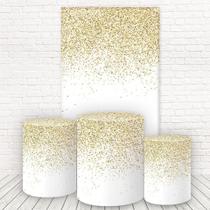 Painel Retangular E Capas Sublimado Efeito Glitter Fkpc-567