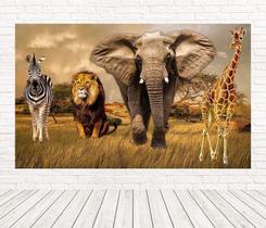 Painel Retangular Sublimado Safari 2,0X1,5 Frt-5494