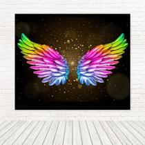 Painel Retangular Tecido 3D Asas 2,00 X 1,50 Frt-5386 Painel Retangular Tecido 3D Asas 2,00 X 1,50 Frt-5386