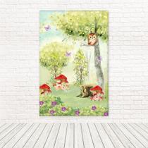 Painel Retangular Tecido 3D Bosque 1,50X2,20 Frt-5389 Painel Retangular Tecido 3D Bosque 1,50X2,20 Frt-5389