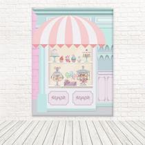 Painel Retangular Tecido 3D Confeitaria 1,50X2,20 Frt-5342 Painel Retangular Tecido 3D Confeitaria 1,50X2,20 Frt-5342