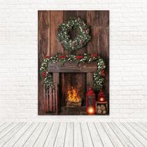 Painel Retangular Tecido 3D Natal 1,50X2,20 Frt-5351