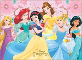 Painel Retangular TNT Decoração Disney Princesas - Piffer Festas