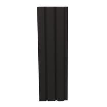 Painel Ripado 25mm - 285x12.2x1.2cm Preto - Finottato Painel Ripado 25mm - 285x12.2x1.2cm Preto - Finottato