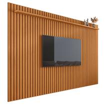 Painel Ripado Amadeirado Para Sala Grande 2m Versatil Tv Até 75 Painel Ripado Amadeirado Para Sala Grande 2m Versatil Tv Até 75