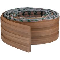 Painel Ripado Autocolante de EVA 2,5 Metros Madeto Nogueira Natural - RPDOL 24 - MEU RODAPÉ Painel Ripado Autocolante de EVA 2,5 Metros Madeto Nogueira Natural - RPDOL 24 - MEU RODAPÉ