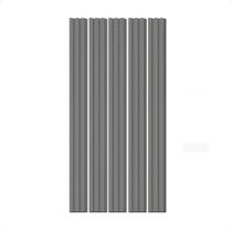 Painel Ripado Autocolante Eva Flexível Laminado Cinza Meu Rodapé Painel Ripado Autocolante Eva Flexível Laminado Cinza Meu Rodapé