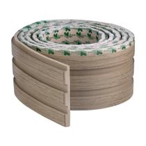 Painel Ripado Autocolante Meu Rodapé - 10cm x 1cm, 10m, Madeto Carvalho Painel Ripado Autocolante Meu Rodapé - 10cm x 1cm, 10m, Madeto Carvalho