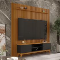 Painel Ripado Com Rack TV 75 Polegadas Italia 229cm