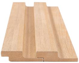 Painel Ripado de Madeira MDF 270CMX1,5CMX6CM Roble Natural Bege/Marrom Casablanca