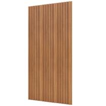 Painel Ripado de Madeira Para Sala Quarto 134x183cm Bairon D03 Freijó - Lyam Decor