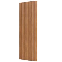 Painel Ripado de Madeira Para Sala Quarto 89x183cm Bairon D03 Freijó - Lyam Decor