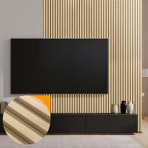 Painel Ripado de Madeira Prime PVC Chevron Itapuã 2,9mX16cm Painel Ripado de Madeira Prime PVC Chevron Itapuã 2,9mX16cm