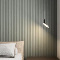 Painel Ripado de Poliestireno 12cmX12mmX2,85m Slin Lira Cinza Painel Ripado de Poliestireno 12cmX12mmX2,85m Slin Lira Cinza