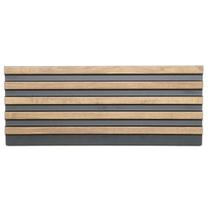 Painel Ripado de Poliestireno 2,85 Unidade - Black Sucupira