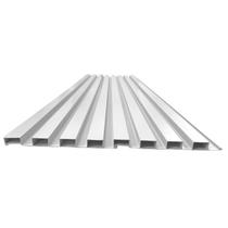 Painel Ripado de Pvc em Placa 7 Unidade - Branco