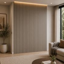Painel Ripado Decorativo 160cm X 240cm em Madeira MDF Painel Ripado Decorativo 160cm X 240cm em Madeira MDF