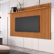 Painel Ripado Decorativo para Sala de Estar Tv Classic 180x135cm Nature