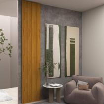 Painel Ripado em Barra 250cm X 46cm 100% Mdf Majestade Painel Ripado em Barra 250cm X 46cm 100% Mdf Majestade