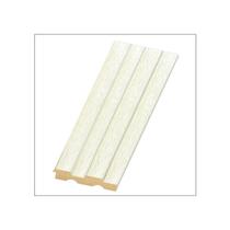 Painel Ripado em Placa 10,5x270cm (0,28m²) MDF Branco/Decapê Provence Moldufama Painel Ripado em Placa 10,5x270cm (0,28m²) MDF Branco/Decapê Provence Moldufama