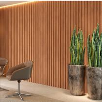 Painel Ripado em Placa 134x250cm (3,35m²) MDF - Pradel Móveis