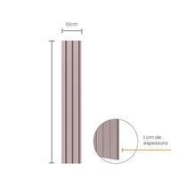 Painel Ripado Eva Laminado Autocolante 10Cm Play Creme - 10M Painel Ripado Eva Laminado Autocolante 10Cm Play Creme - 10M