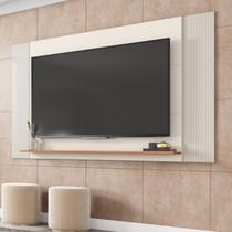 Painel Ripado Extensível para TV até 55 Polegadas 180cmx108cm Mondrian Marrom Off White/Freijó Painel Ripado Extensível para TV até 55 Polegadas 180cmx108cm Mondrian Marrom Off White/Freijó