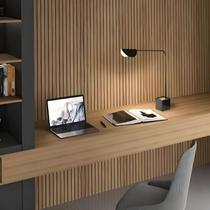 Painel Ripado Interno Amadeirado de Poliestireno 270cm X 12cm 1cm Espessura Formaco Decor