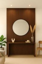 Painel Ripado Kit 20 Placas Adesivas Autocolante Madeira Montável Mdf 45x11