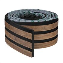 Painel Ripado Laminado Autocolante Flexível Rolo 10Mt Black Painel Ripado Laminado Autocolante Flexível Rolo 10Mt Black