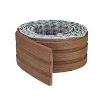 Painel Ripado Laminado De Eva Autocolante Flexível Rolo 5mt Cinamomo Painel Ripado Laminado De Eva Autocolante Flexível Rolo 5mt Cinamomo