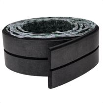 Painel Ripado Laminado De Eva Autocolante Rolo 10M Black Painel Ripado Laminado De Eva Autocolante Rolo 10M Black