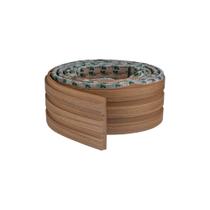 Painel Ripado Laminado de EVA Autocolante RPDOL 10cm Linha Madeto Nogueira Natural