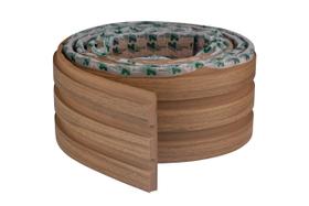 Painel Ripado Laminado Madeto em EVA Meu Rodapé Autocolante 10cm Nogueira Natural Painel Ripado Laminado Madeto em EVA Meu Rodapé Autocolante 10cm Nogueira Natural