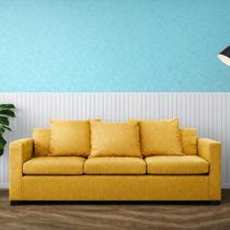 Painel Ripado MDF Modular Autocolante 10 placas 90x139,5cm